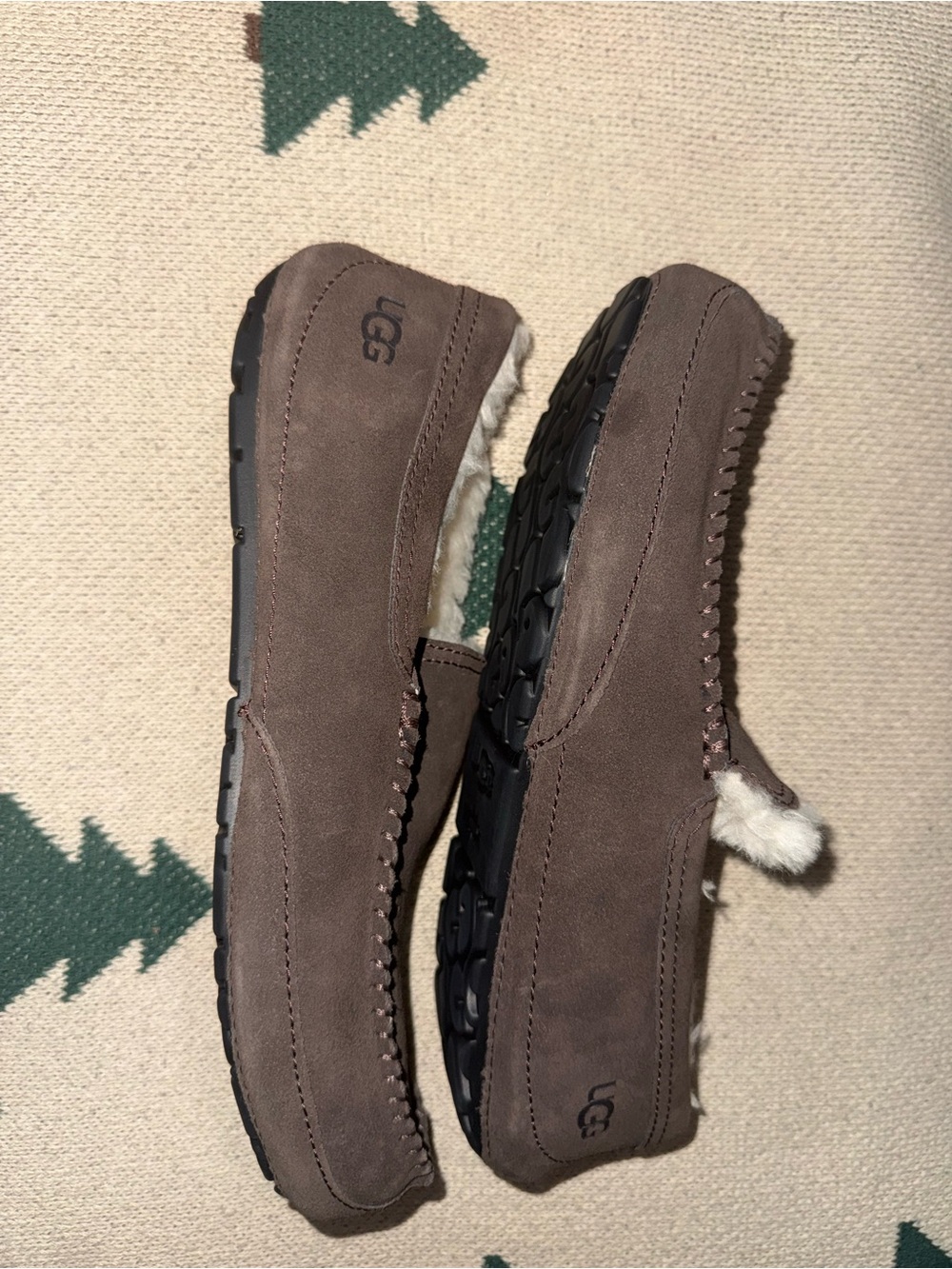 UGG Men's Chestnut Suede Slip-On Moccasins